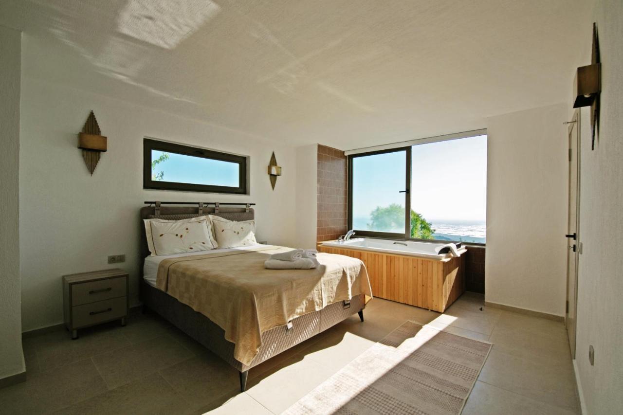 Villa With A Private Heated Pool, Jacuzzi, Overlooking Spectacular Views Of The Sea Kas Exterior photo