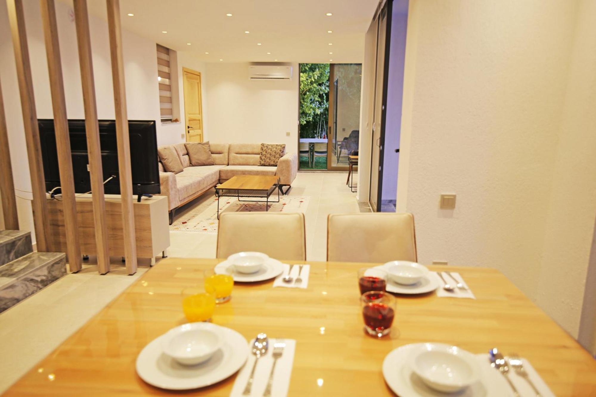 Villa With A Private Heated Pool, Jacuzzi, Overlooking Spectacular Views Of The Sea Kas Exterior photo