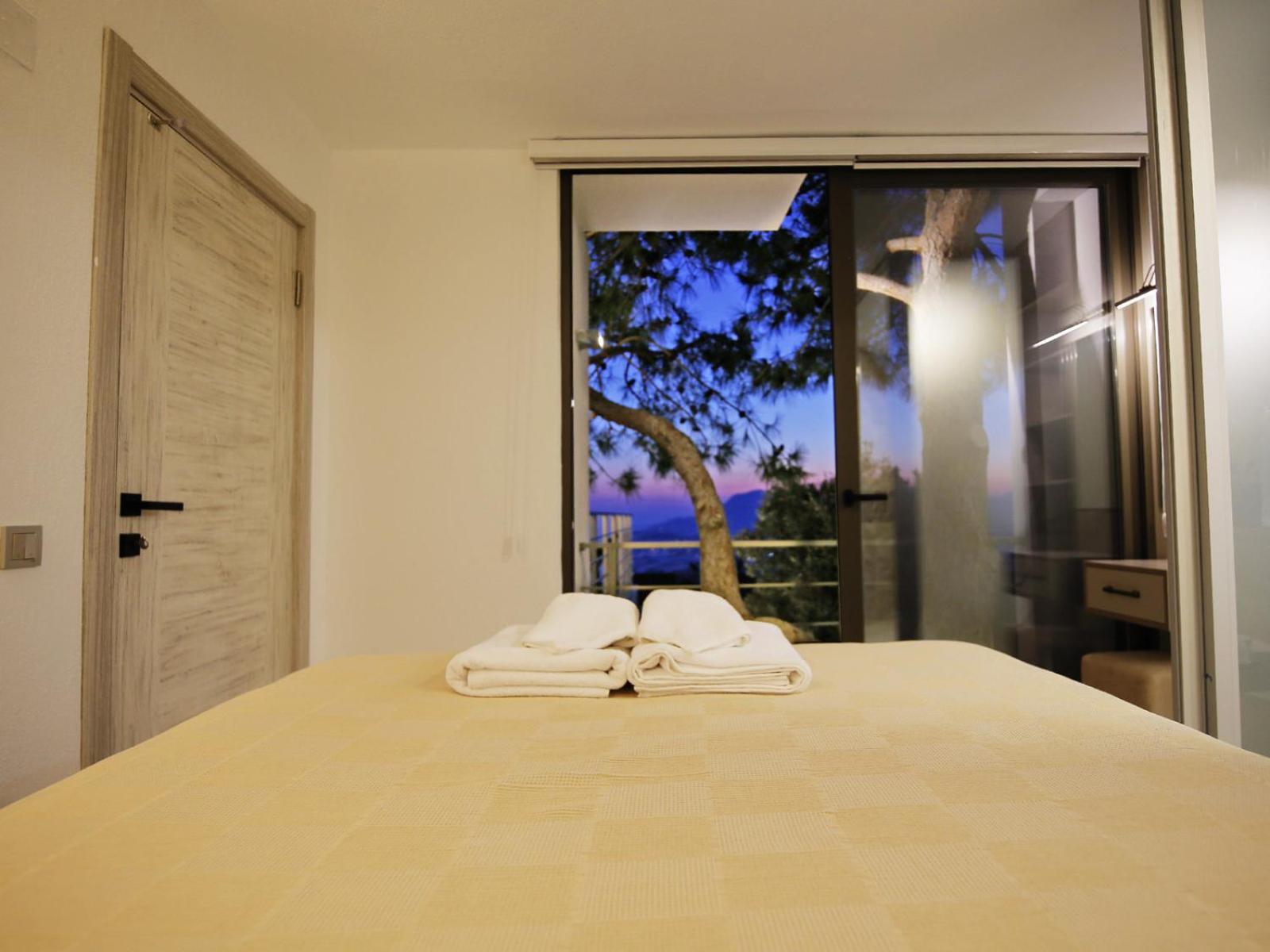 Villa With A Private Heated Pool, Jacuzzi, Overlooking Spectacular Views Of The Sea Kas Exterior photo