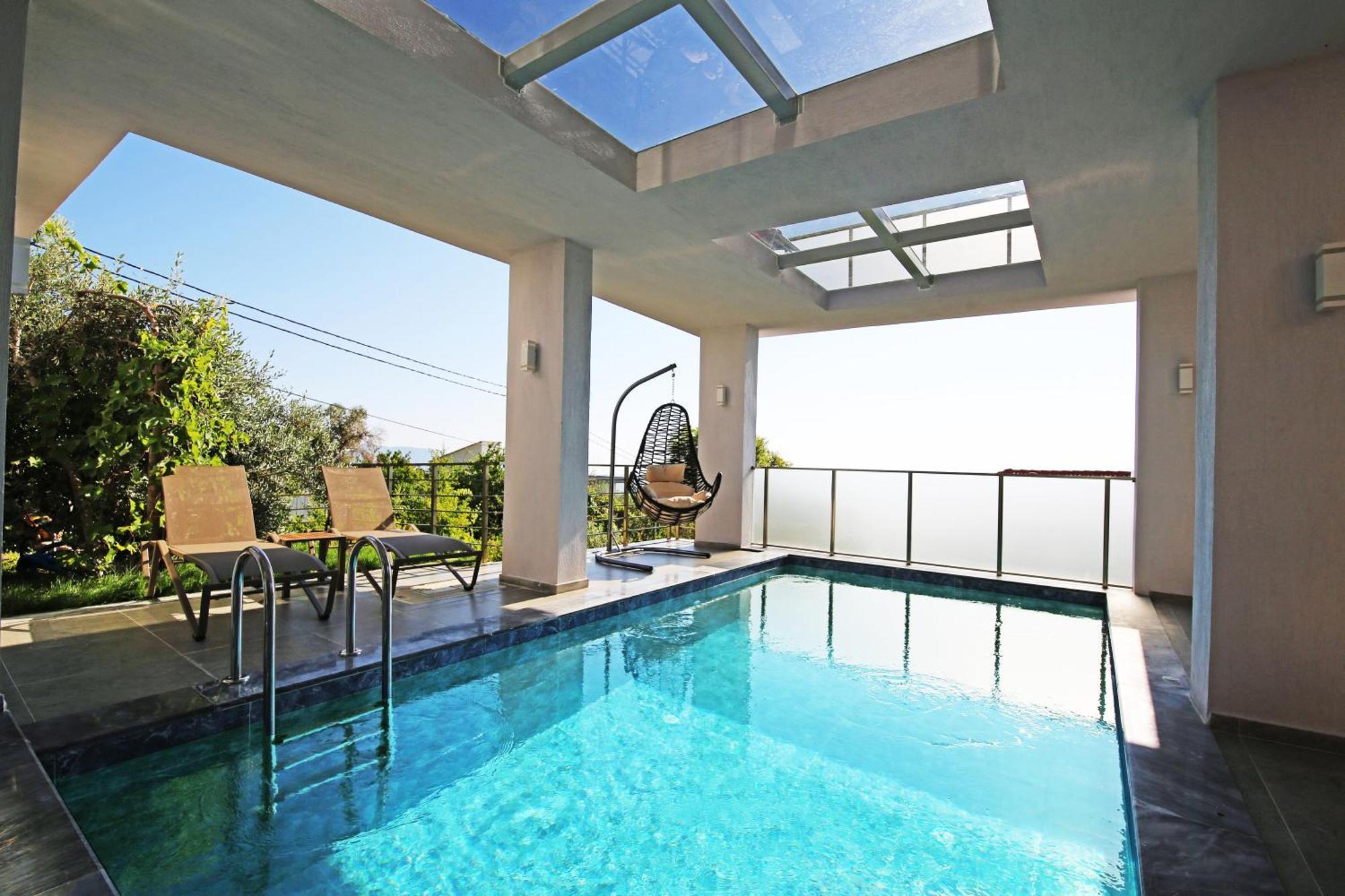 Villa With A Private Heated Pool, Jacuzzi, Overlooking Spectacular Views Of The Sea Kas Exterior photo