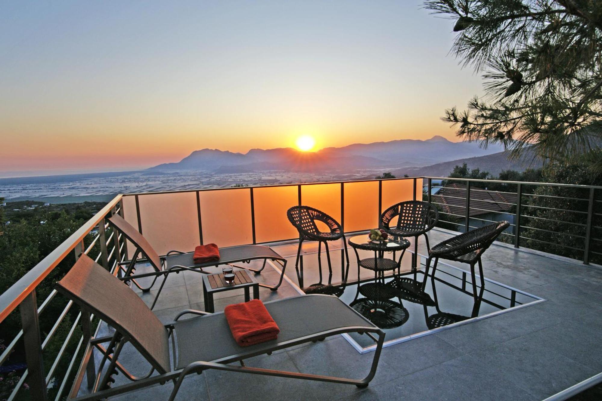 Villa With A Private Heated Pool, Jacuzzi, Overlooking Spectacular Views Of The Sea Kas Exterior photo